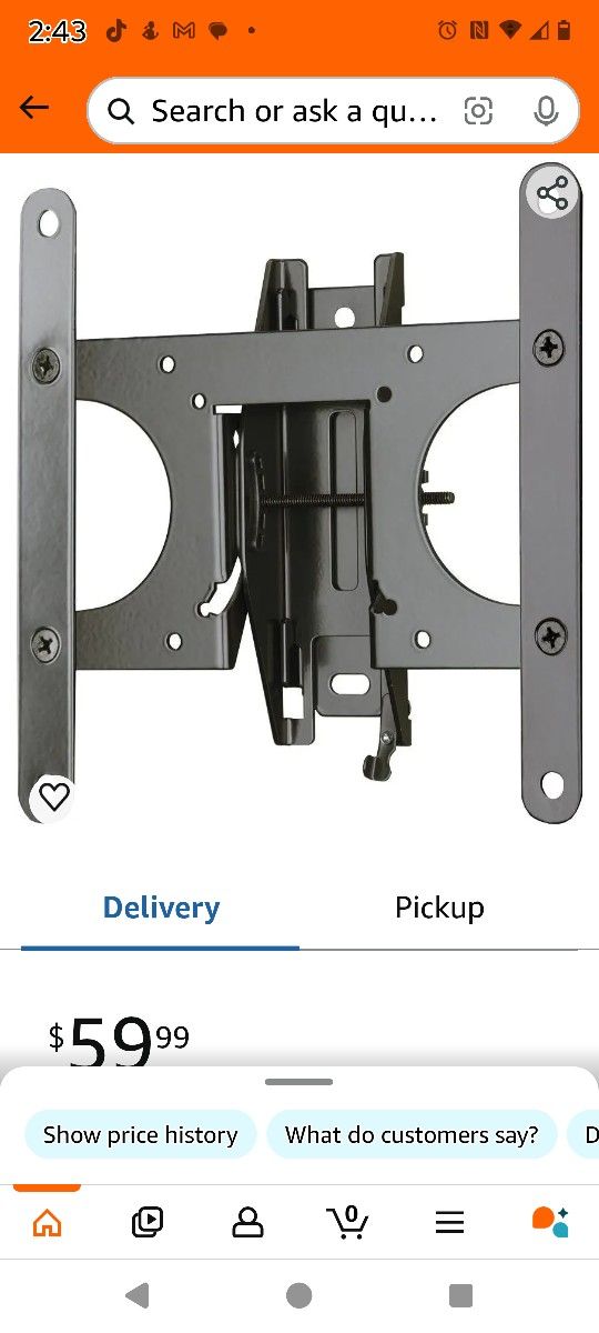 Sanus Tilting Wall Mount