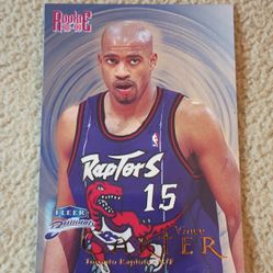 Vince Carter 1998-99 Fleer Brilliants Blue Rookie