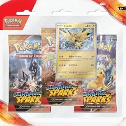 3 Pack Blister with Zapdos Promo 