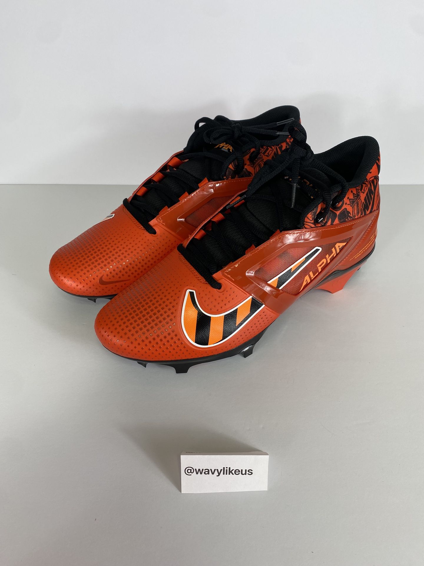 NIKE Alpha Menace 4 Pro Nrg Picante Football Cleats Men Size 11.5 [FQ3984-600]