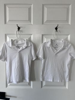 Boys White Collard Shirt Size 5/6