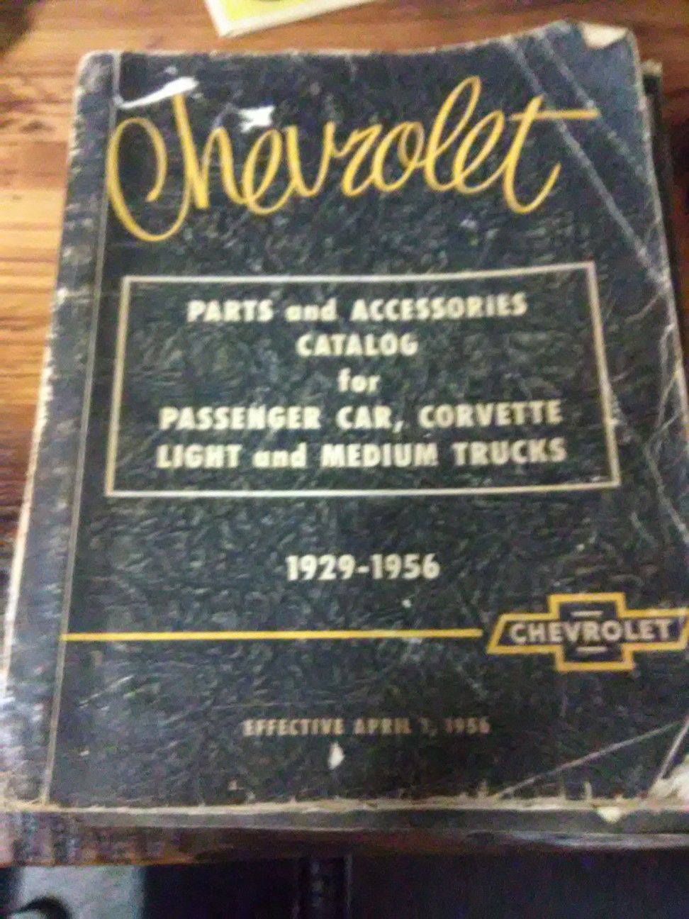 1929-1956 chevrolet parts catalog