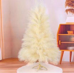 Pampas Christmas Tree Artificial Yellow 4 FT Retail $140