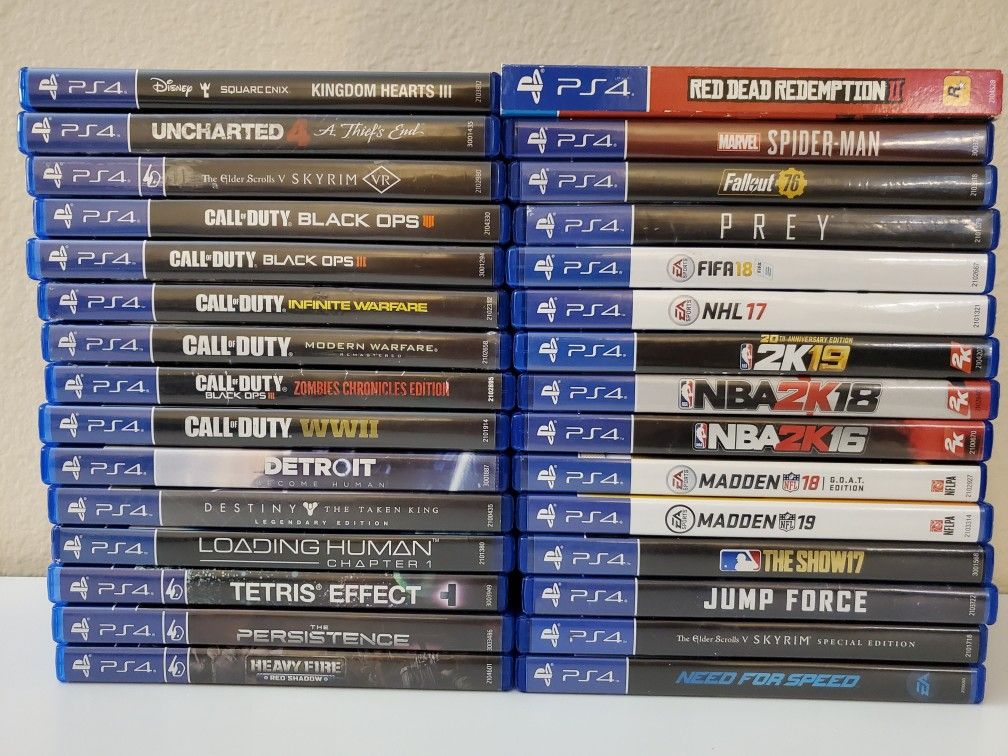 PS4 Games (Read Description)