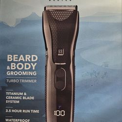  Beard Body Grooming Turbo Trimmer