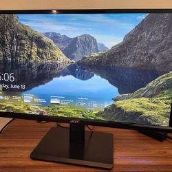 23.8" Acer LCD Monitor 1920x1080p