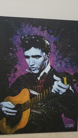22×28 Elvis canvas print