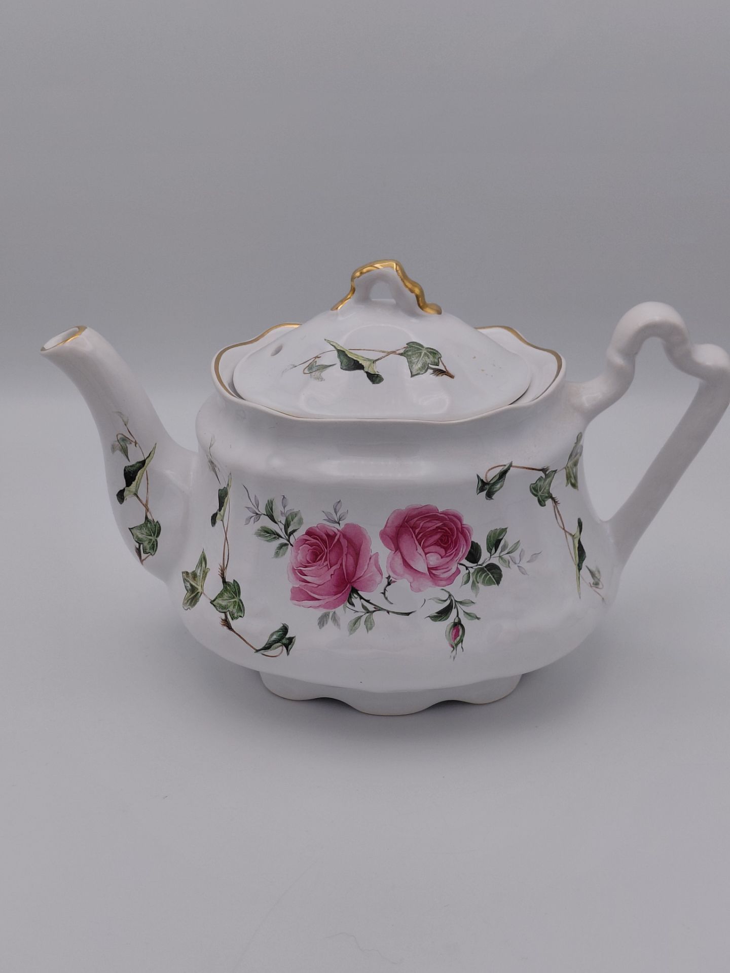 Vintage Arthur Wood & Son Staffordshire Teapot Made In England
