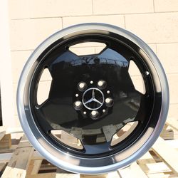 18” Aero Classic Style Gloss Black Wheels 18x8/18x9 5x112 ET30 Mercedes-Benz Rims