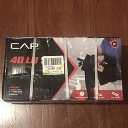 Cap 40 Vinyl Dumbbell Set