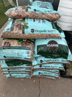 Organic All Natural Mulch 1.5 cu. ft. Shredded Bagged Mulch for Landscaping