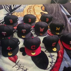 New Era Fitted Hats Size 8  $30 Each