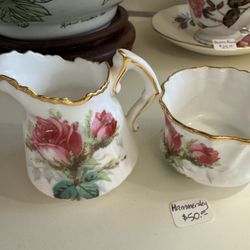 Hammersley Tea Set Cream And Sugar