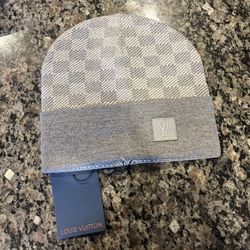grey lv beanie 