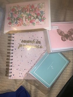 Notebook and cards