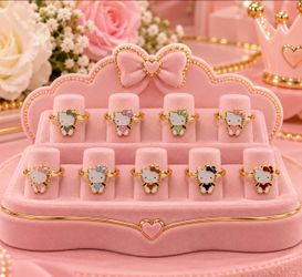 Gold plated Kids rings