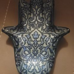 Hamsa Hand Trinket Dish -Metal