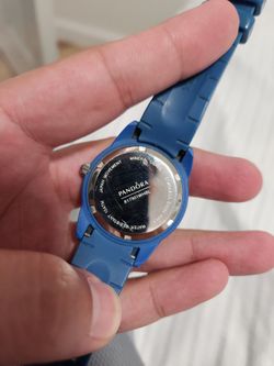 Womens Pandora Expression Blue Watch – Blue Silicone Strap