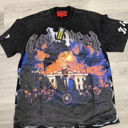 Mens God Speed Shirt Size Large 