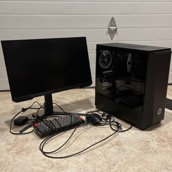 Pc, Keyboard, Mouse, And Monitor(Wire Included)