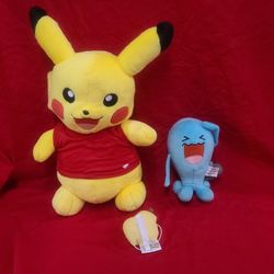 Build a Bear Workshop Pokemon Pikachu & WOBBUFFET