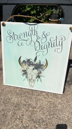 Hand painted Wood Sign