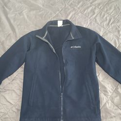 Blue Columbia fleece jacket Size M 