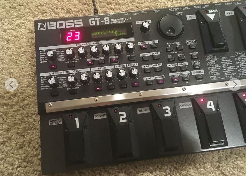 BOSS GT8 GUITAR EFFECTS PROCESSOR for Sale in North Las Vegas, NV OfferUp