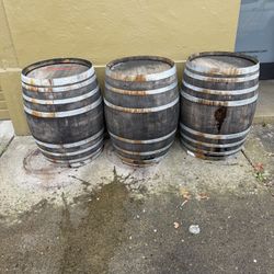 Old French Wine Barrels