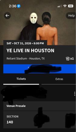 Ye Ticket