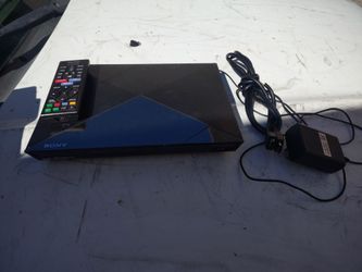 Sony Blu-ray Player with Remote and Power Cord
