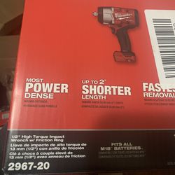 Milwaukee M18 18V 1/2 In. Impact Wrench With FrICtion Ring (tool Only)