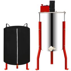 Beetech 2/4 Frames Honey Extractor Electric with Protective Cover