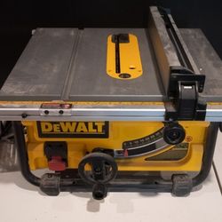 DEWALT DW745 10 IN COMPACT JOBSITE TABLE SAW for Sale in Temple City CA OfferUp
