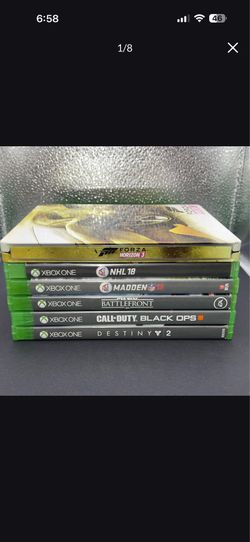 Xbox One Game Bundle (6 Games) - Action, Sports & Racing Lot