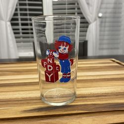 Collectors Raggedy Ann And Andy Glassware 