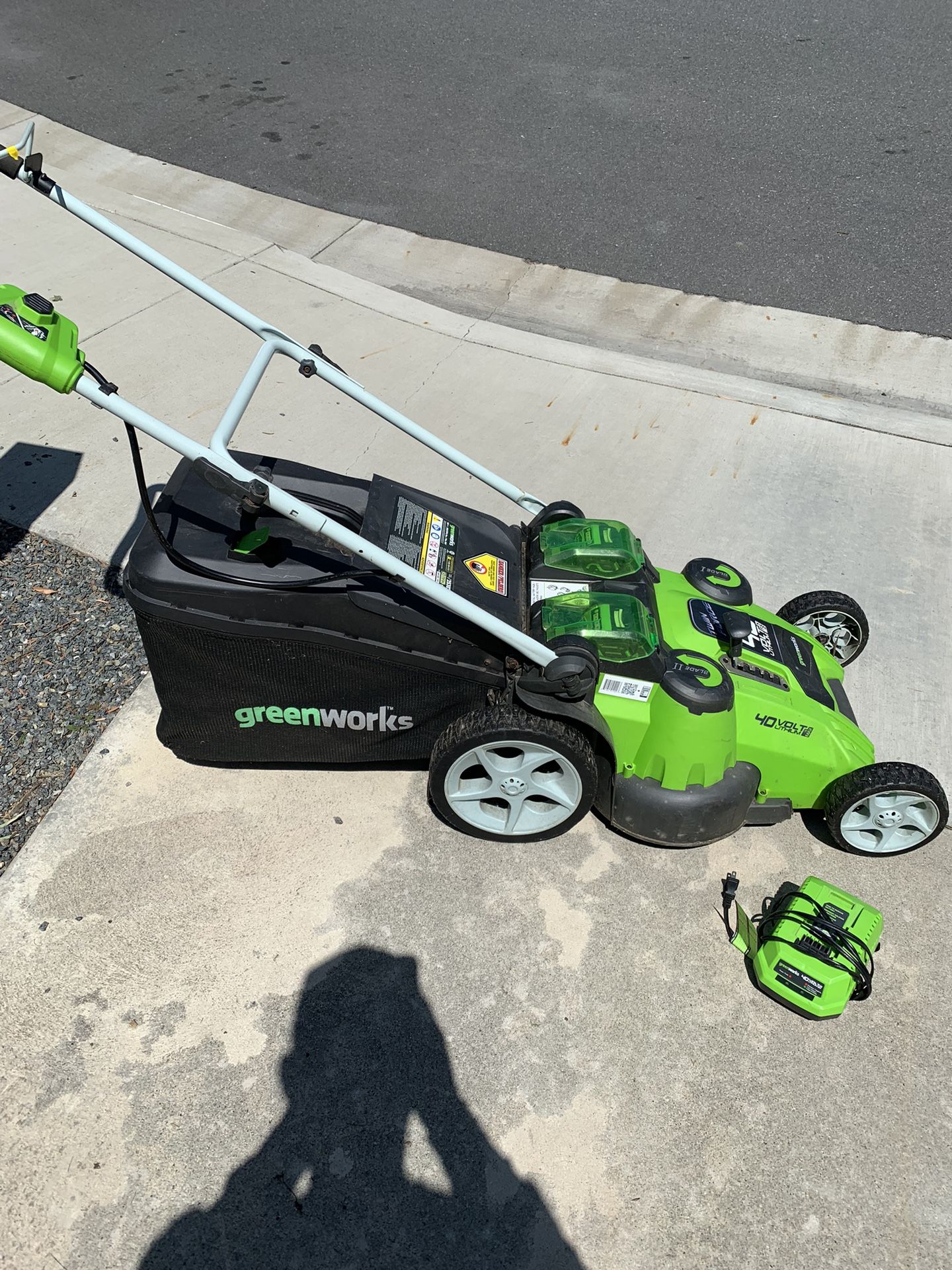 Greenworks Electric Lawnmower 40 Volt