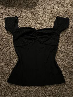 Bebe black shirt from 2000s