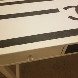 Custom desk Chanel Logo