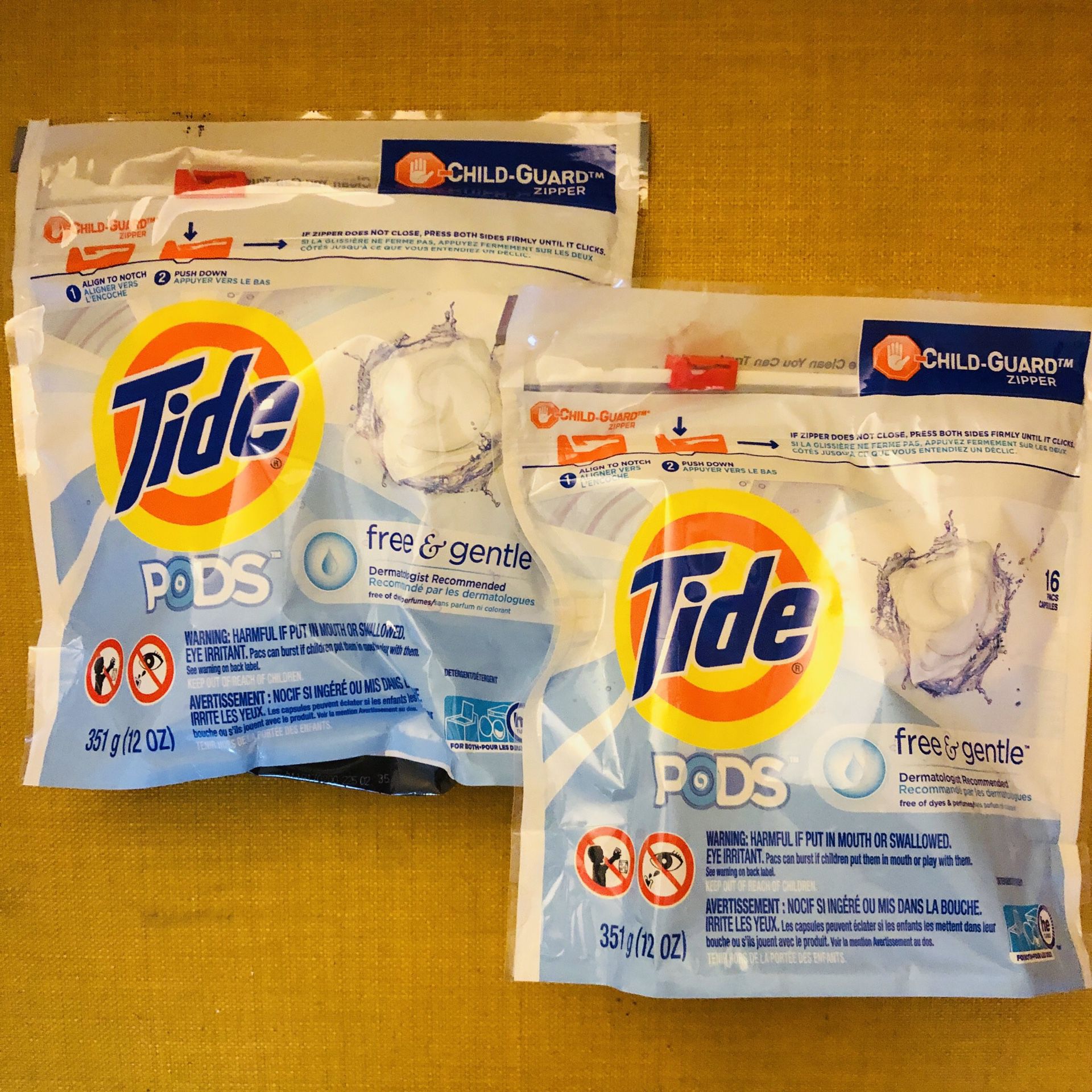 Tide Pods Free Gentle 16count