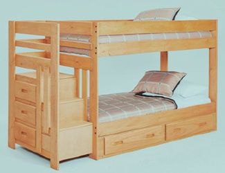 Staircase wood bunked!