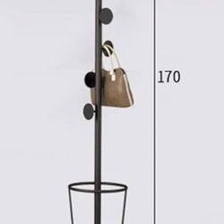 Hall Tree Coat Rack Marble Iron Umbrella Stand Heavy Duty
