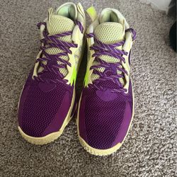 Adidas Dame 8 "Dame Time" – Yellow & Purple – Size 11
