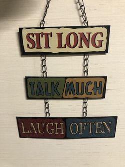 decor hanging sign 