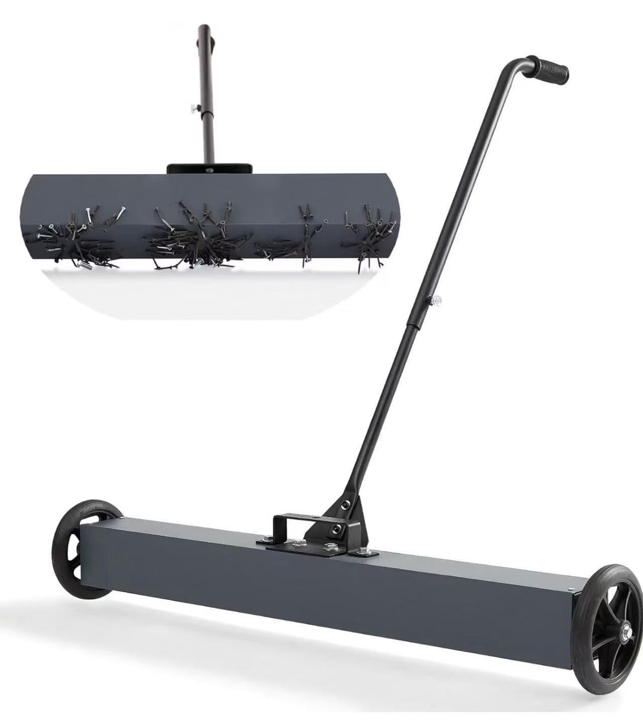 Rolling Magnetic Sweeper 24-inch with Wheels