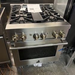 Jenn Air 30” Gas Range Stainless Steel 