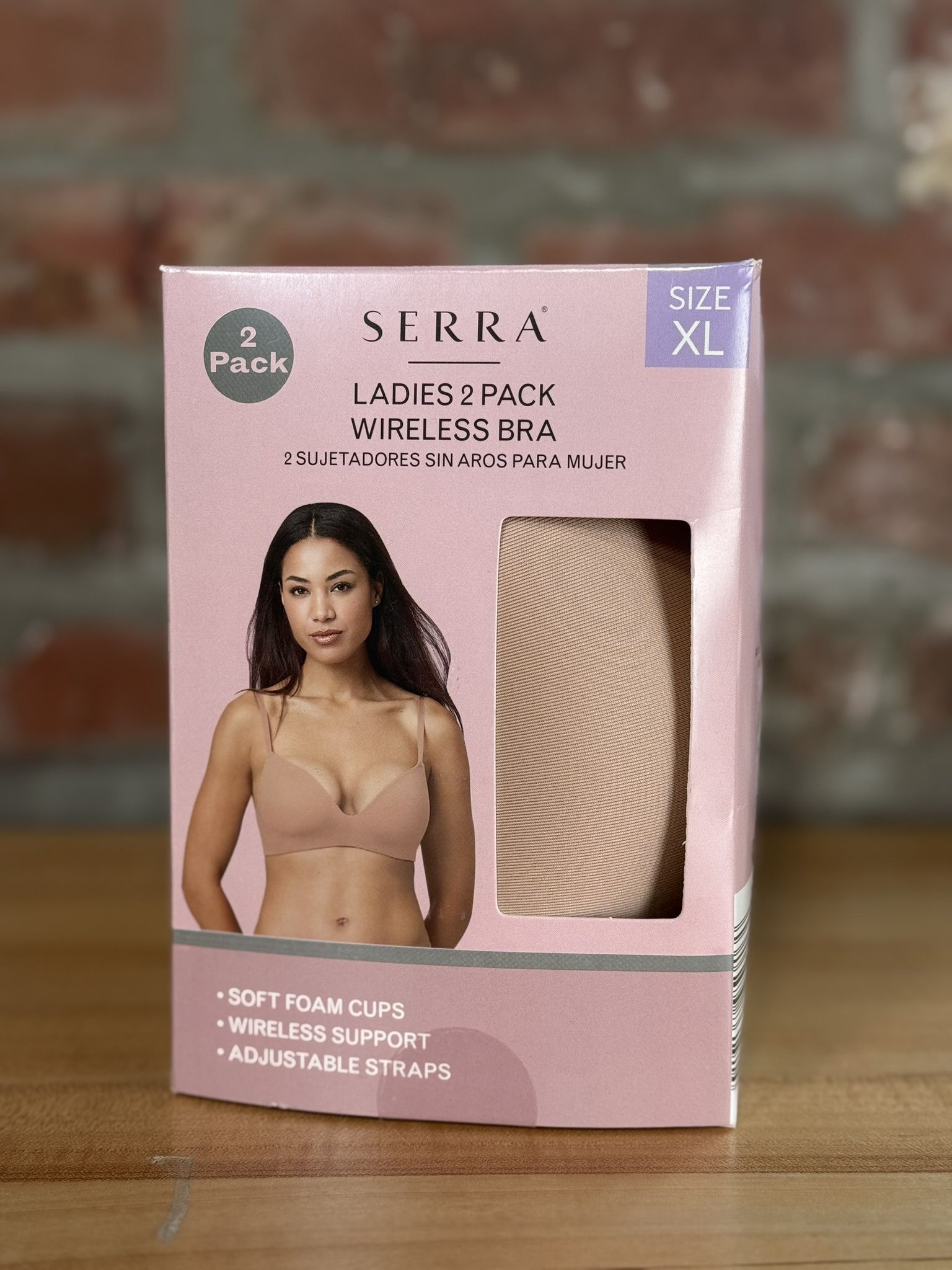 Serra Ladies 2 Pack Wireless Bra - Size XL #gallowshillsale