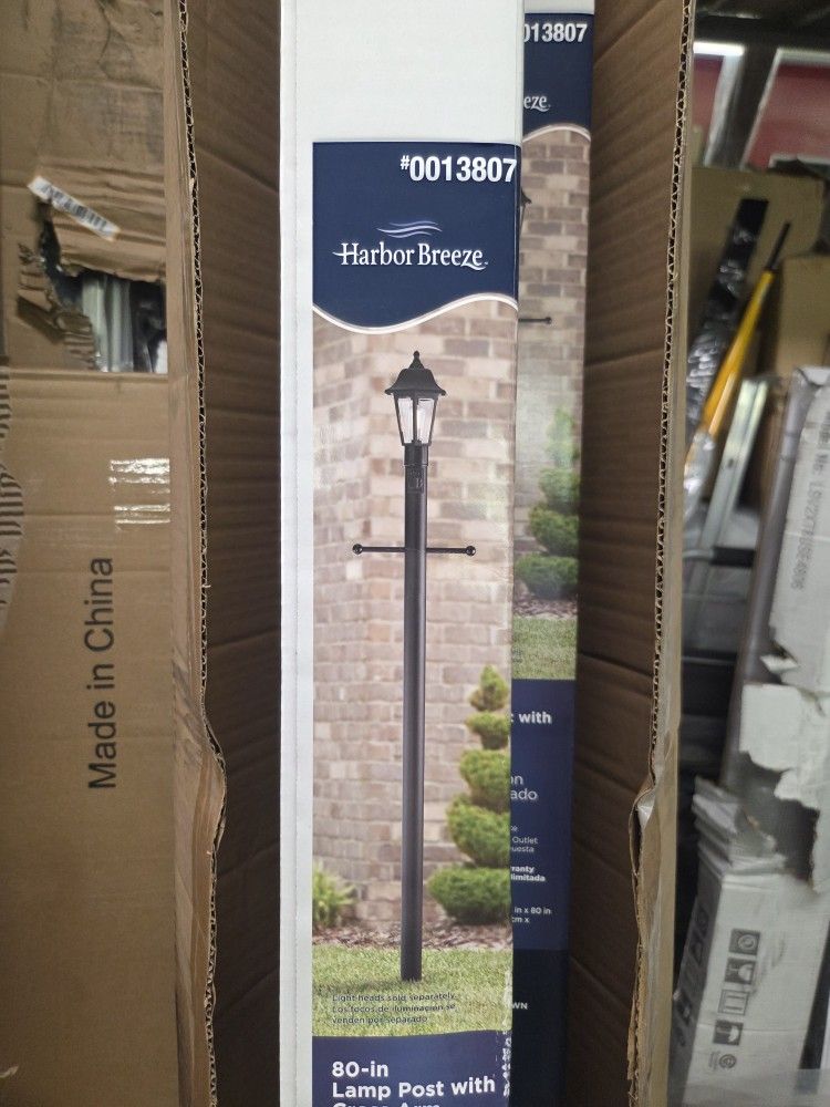 80in Lamp Post With Cross Arm