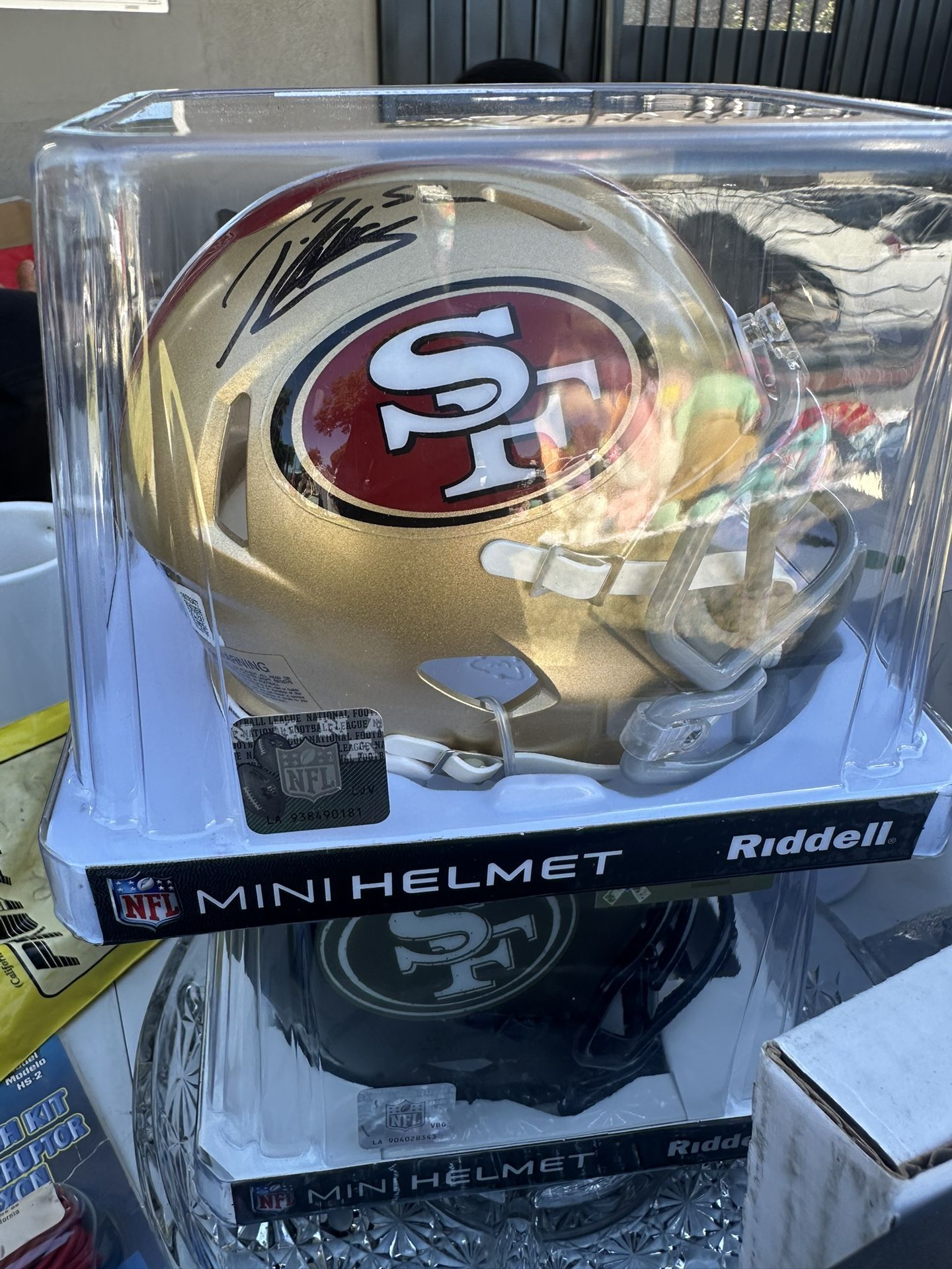 Signed Mini Helmets 