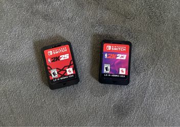 NBA 2K25 & 2K23 Nintendo Switch Game Cartridges